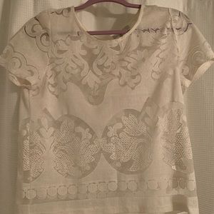 White lace top size M